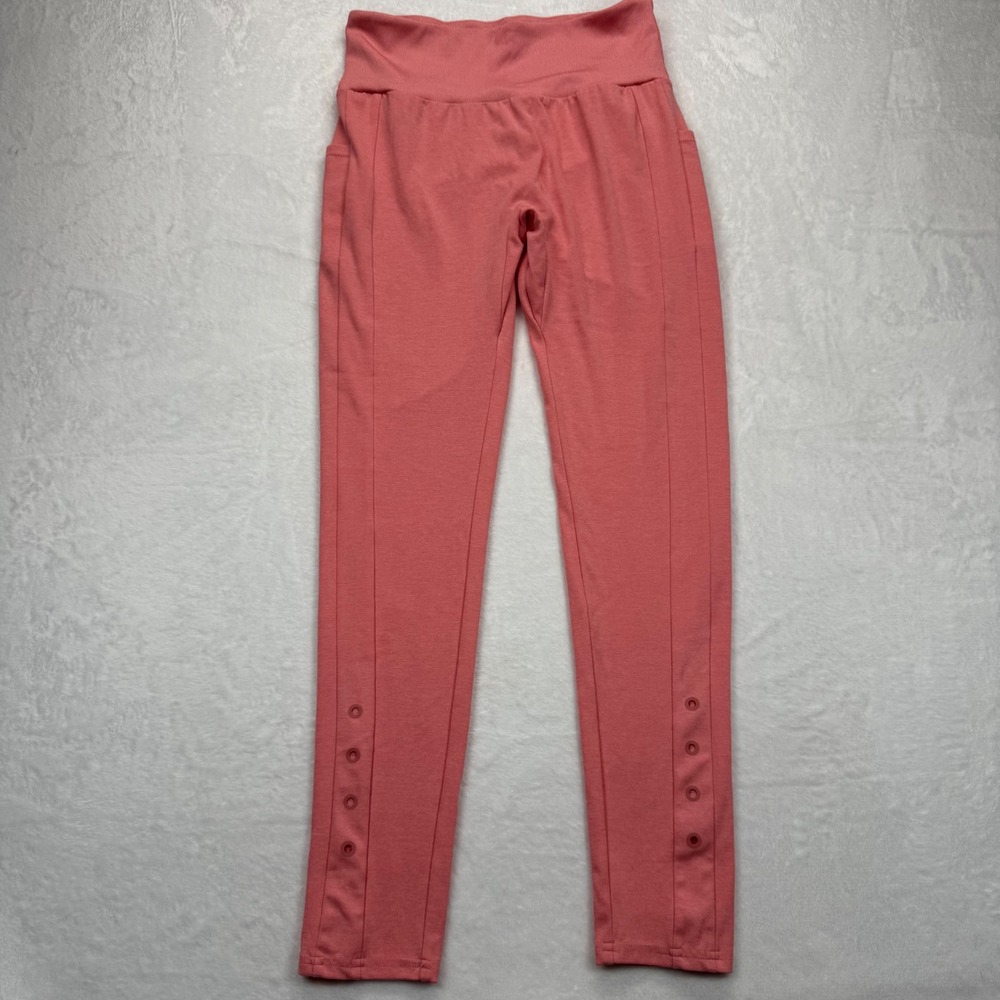 Gymshark Joggers‎ Snap Button Detail High Waist Athletic Leggings Size L